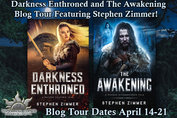 Darkness Enthroned and The Awakening Blog Tour Banner